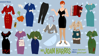 Joan Holloway Harris Paper Dolls